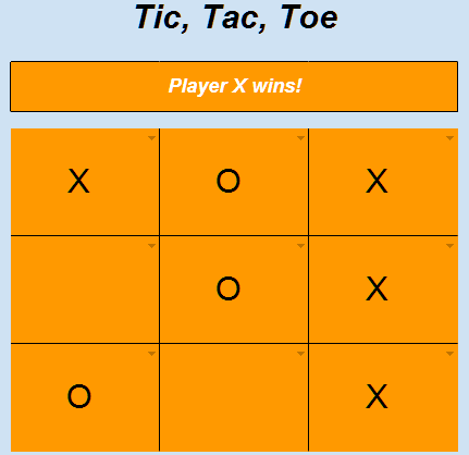 Tic Tac Toe Google Sheets Game Template