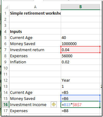 revenue minus expenses