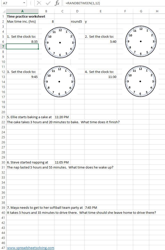 SpreadsheetSolving – solving real-world with spreadsheets